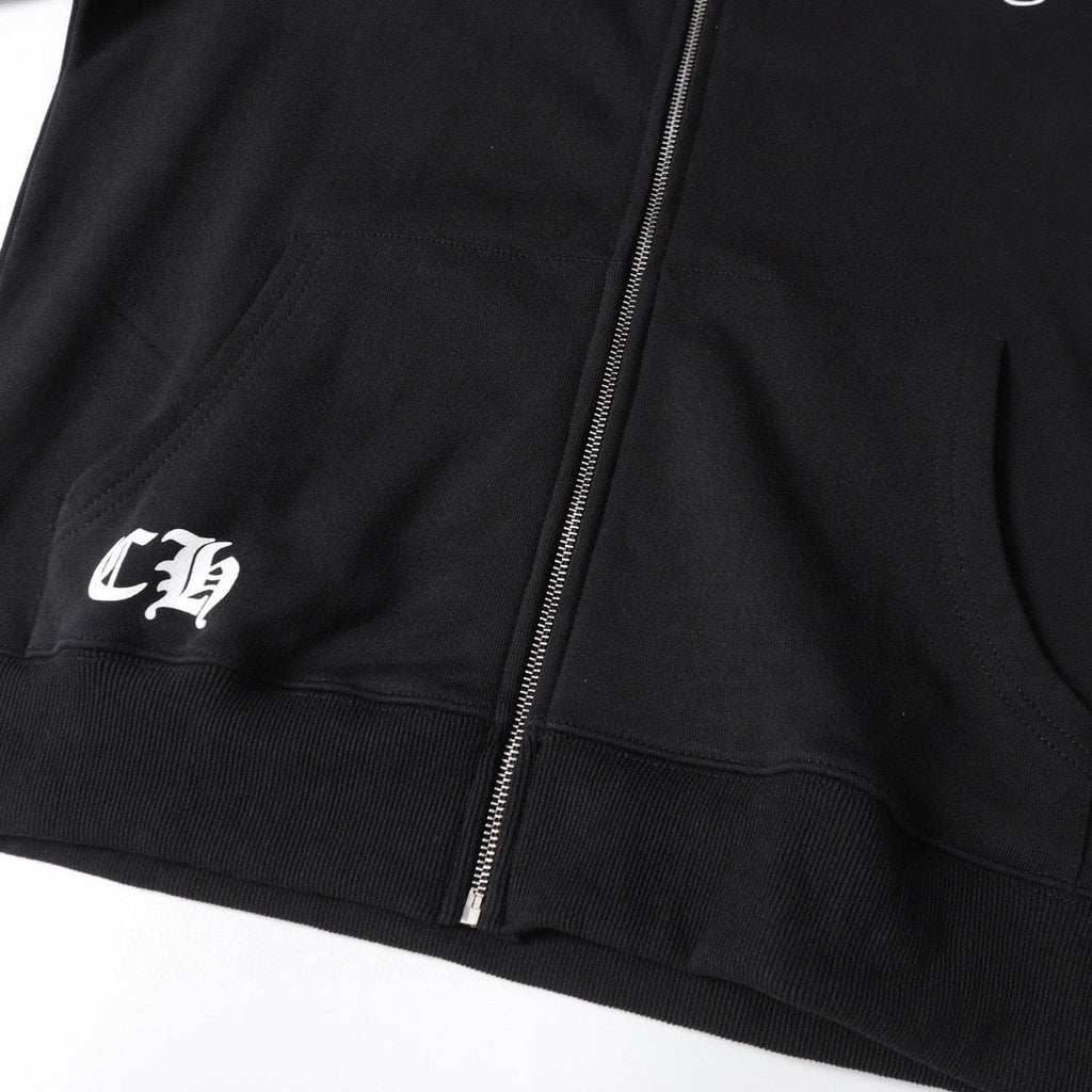 Chrome Hearts Hoodie - Black Street Style Embroidered Sweatshirt 851