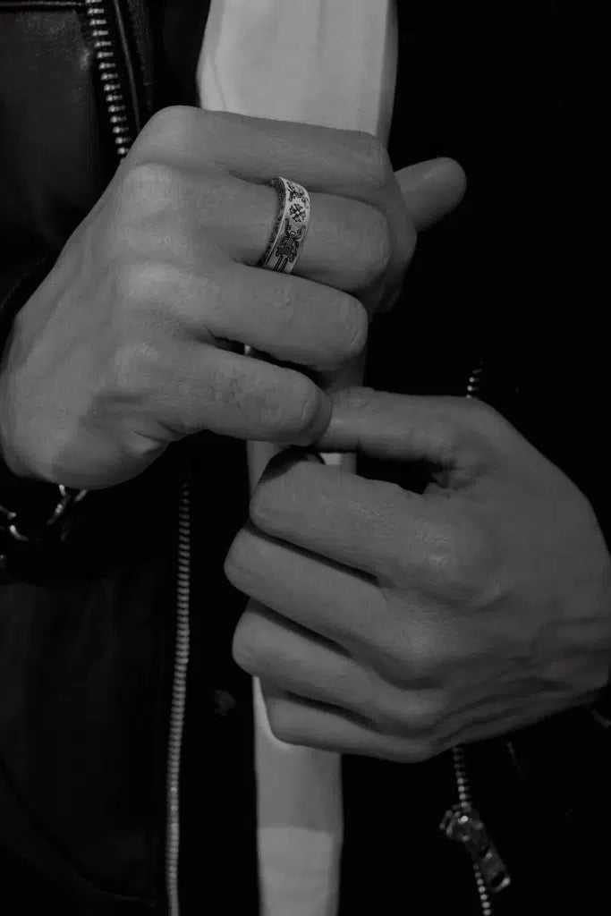 CHROME HEARTS DAGGER SPACER RING -6MM