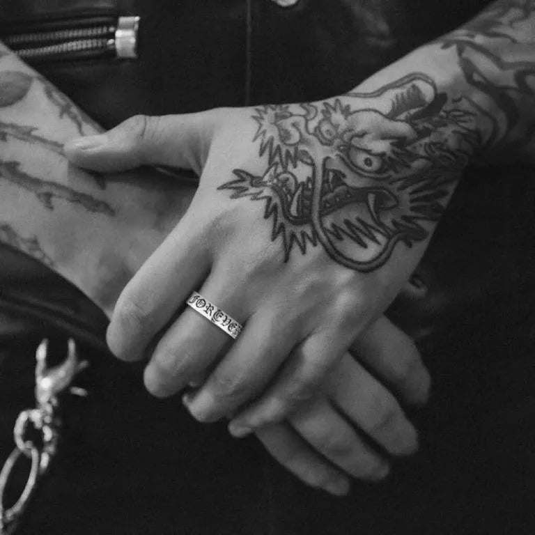 6MM CHROME HEARTS FOREVER RING – SPACER 5